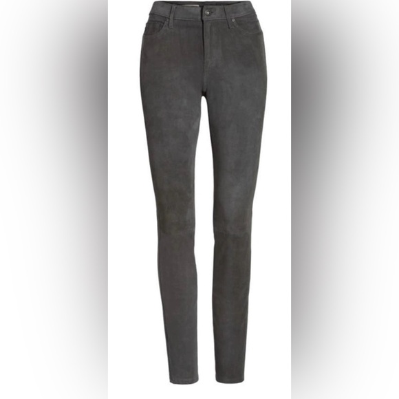 AG Jeans The Legging Super Skinny Slate Suede Pants size 25 - Picture 3 of 7